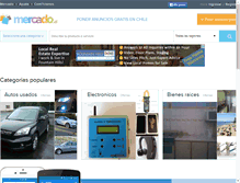Tablet Screenshot of mercado.cl
